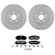 C721481210 2-Wheel Set Front Brake Disc and Pad Kit, 293.3 mm QuietCast Series, Includes (1) Brake Pad Set and (2) Brake Disc
