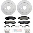 C729250537 2-Wheel Set Rear Brake Disc and Pad Kit, 295 mm QuietCast Series, Includes (1) Brake Pad Set and (2) Brake Disc