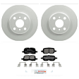 C741250544 2-Wheel Set Front Brake Disc and Pad Kit, 255 mm QuietCast Series, Includes (1) Brake Pad Set and (2) Brake Disc