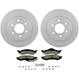 C746160139 2-Wheel Set Front Brake Disc and Pad Kit, 287 mm QuietCast Series, Includes (1) Brake Pad Set and (2) Brake Disc