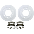 C756200312 2-Wheel Set Front Brake Disc and Pad Kit, 330.7 mm 4WD QuietCast Series, Includes (1) Brake Pad Set and (2) Brake Disc