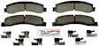 C756200312 2-Wheel Set Front Brake Disc and Pad Kit, 330.7 mm 4WD QuietCast Series, Includes (1) Brake Pad Set and (2) Brake Disc