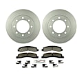 C756200365 2-Wheel Set Front Brake Disc and Pad Kit, 369 mm 4WD QuietCast Series, Includes (1) Brake Pad Set and (2) Brake Disc
