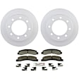 C756200368 2-Wheel Set Front Brake Disc and Pad Kit, 330.8 mm 4WD QuietCast Series, Includes (1) Brake Pad Set and (2) Brake Disc