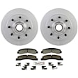 C756200375 2-Wheel Set Front Brake Disc and Pad Kit, 331 mm QuietCast Series, Includes (1) Brake Pad Set and (2) Brake Disc