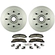 C756200385 2-Wheel Set Front Brake Disc and Pad Kit, 331 mm RWD QuietCast Series, Includes (1) Brake Pad Set and (2) Brake Disc