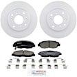 C764260802 2-Wheel Set Front Brake Disc and Pad Kit, 259.8 mm QuietCast Series, Includes (1) Brake Pad Set and (2) Brake Disc