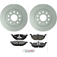 C768531414 2-Wheel Set Front Brake Disc and Pad Kit, 279.9 mm QuietCast Series, Includes (1) Brake Pad Set and (2) Brake Disc