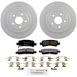C770481190 2-Wheel Set Brake Disc and Pad Kit, 289.7 mm QuietCast Series, Includes (1) Brake Pad Set and (2) Brake Disc