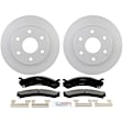 C784250534 2-Wheel Set Front Brake Disc and Pad Kit, 304.6 mm QuietCast Series, Includes (1) Brake Pad Set and (2) Brake Disc