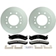 C784250556 2-Wheel Set Brake Disc and Pad Kit, 324.8 mm QuietCast Series, Includes (1) Brake Pad Set and (2) Brake Disc