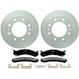 C784250563 2-Wheel Set Front Brake Disc and Pad Kit, 325.2 mm QuietCast Series, Includes (1) Brake Pad Set and (2) Brake Disc