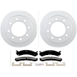 C784250575 2-Wheel Set Brake Disc and Pad Kit, 325 mm QuietCast Series, Includes (1) Brake Pad Set and (2) Brake Disc