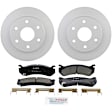 C785250534 2-Wheel Set Brake Disc and Pad Kit, 304.6 mm QuietCast Series, Includes (1) Brake Pad Set and (2) Brake Disc
