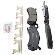 C785250536 2-Wheel Set Front Brake Disc and Pad Kit, 295 mm 4WD QuietCast Series, Includes (1) Brake Pad Set and (2) Brake Disc