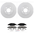 C804200327 2-Wheel Set Front Brake Disc and Pad Kit, 276 mm QuietCast Series, Includes (1) Brake Pad Set and (2) Brake Disc