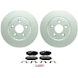 C806200378 2-Wheel Set Rear Brake Disc and Pad Kit, 288 mm QuietCast Series, Includes (1) Brake Pad Set and (2) Brake Disc