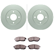C815401471 2-Wheel Set Front Brake Disc and Pad Kit, 279.8 mm QuietCast Series, Includes (1) Brake Pad Set and (2) Brake Disc
