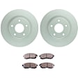 C815401472 2-Wheel Set Front Brake Disc and Pad Kit, 295.9 mm QuietCast Series, Includes (1) Brake Pad Set and (2) Brake Disc