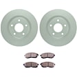 C815401473 2-Wheel Set Front Brake Disc and Pad Kit, 295.8 mm QuietCast Series, Includes (1) Brake Pad Set and (2) Brake Disc