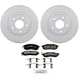 C815A401032 2-Wheel Set Front Brake Disc and Pad Kit, 295.8 mm QuietCast Series, Includes (1) Brake Pad Set and (2) Brake Disc