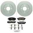 C815A401471 2-Wheel Set Front Brake Disc and Pad Kit, 279.8 mm QuietCast Series, Includes (1) Brake Pad Set and (2) Brake Disc