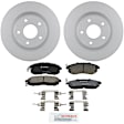 C815A401557 2-Wheel Set Brake Disc and Pad Kit, 295.7 mm QuietCast Series, Includes (1) Brake Pad Set and (2) Brake Disc