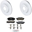 C815A401603 2-Wheel Set Front Brake Disc and Pad Kit, 279.6 mm QuietCast Series, Includes (1) Brake Pad Set and (2) Brake Disc