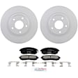 C815B401032 2-Wheel Set Front Brake Disc and Pad Kit, 295.8 mm QuietCast Series, Includes (1) Brake Pad Set and (2) Brake Disc