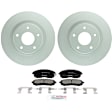 C815B401472 2-Wheel Set Front Brake Disc and Pad Kit, 295.9 mm QuietCast Series, Includes (1) Brake Pad Set and (2) Brake Disc