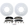 C824200312 2-Wheel Set Front Brake Disc and Pad Kit, 330.7 mm 4WD QuietCast Series, Includes (1) Brake Pad Set and (2) Brake Disc