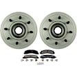 C824200374 2-Wheel Set Front Brake Disc and Pad Kit, 331 mm RWD QuietCast Series, Includes (1) Brake Pad Set and (2) Brake Disc