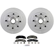 C824200375 2-Wheel Set Front Brake Disc and Pad Kit, 331 mm QuietCast Series, Includes (1) Brake Pad Set and (2) Brake Disc