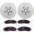 C833200319 2-Wheel Set Front Brake Disc and Pad Kit, 286.5 mm QuietCast Series, Includes (1) Brake Pad Set and (2) Brake Disc