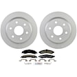 C834250532 2-Wheel Set Rear Brake Disc and Pad Kit, 325 mm QuietCast Series, Includes (1) Brake Pad Set and (2) Brake Disc