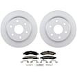 C834250546 2-Wheel Set Brake Disc and Pad Kit, 330 mm QuietCast Series, Includes (1) Brake Pad Set and (2) Brake Disc