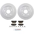 C835501226 2-Wheel Set Rear Brake Disc and Pad Kit, 268.8 mm FWD QuietCast Series, Includes (1) Brake Pad Set and (2) Brake Disc
