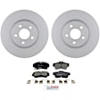 C841160147 2-Wheel Set Front Brake Disc and Pad Kit, 280 mm QuietCast Series, Includes (1) Brake Pad Set and (2) Brake Disc