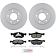 C843200317 2-Wheel Set Front Brake Disc and Pad Kit, 278.1 mm QuietCast Series, Includes (1) Brake Pad Set and (2) Brake Disc