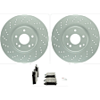 C847C360972 2-Wheel Set Front Brake Disc and Pad Kit, 330 mm QuietCast Series, Includes (1) Brake Pad Set and (2) Brake Disc