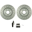 C847C360980 2-Wheel Set Front Brake Disc and Pad Kit, 329.7 mm QuietCast Series, Includes (1) Brake Pad Set and (2) Brake Disc