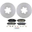 C855401042 2-Wheel Set Front Brake Disc and Pad Kit, 299.8 mm QuietCast Series, Includes (1) Brake Pad Set and (2) Brake Disc