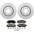 C856160142 2-Wheel Set Front Brake Disc and Pad Kit, 281 mm QuietCast Series, Includes (1) Brake Pad Set and (2) Brake Disc