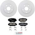 C862501235 2-Wheel Set Front Brake Disc and Pad Kit, 275 mm QuietCast Series, Includes (1) Brake Pad Set and (2) Brake Disc