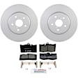 C870501458 2-Wheel Set Front Brake Disc and Pad Kit, 315 mm QuietCast Series, Includes (1) Brake Pad Set and (2) Brake Disc