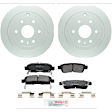 C883250701 2-Wheel Set Rear Brake Disc and Pad Kit, 331 mm QuietCast Series, Includes (1) Brake Pad Set and (2) Brake Disc