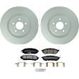 C888401484 2-Wheel Set Front Brake Disc and Pad Kit, 354.5 mm QuietCast Series, Includes (1) Brake Pad Set and (2) Brake Disc