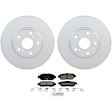 C906501232 2-Wheel Set Front Brake Disc and Pad Kit, 295.9 mm QuietCast Series, Includes (1) Brake Pad Set and (2) Brake Disc