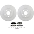 C906501296 2-Wheel Set Brake Disc and Pad Kit, 275 mm QuietCast Series, Includes (1) Brake Pad Set and (2) Brake Disc