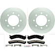 C909250543 2-Wheel Set Brake Disc and Pad Kit, 330 mm QuietCast Series, Includes (1) Brake Pad Set and (2) Brake Disc